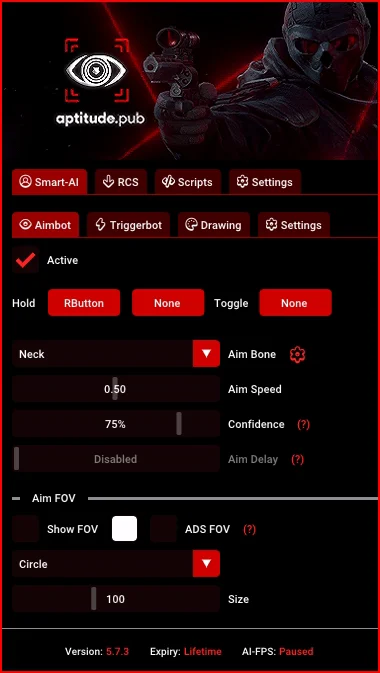 Smart A.I. for Rainbow Six Siege: Aimbot controls